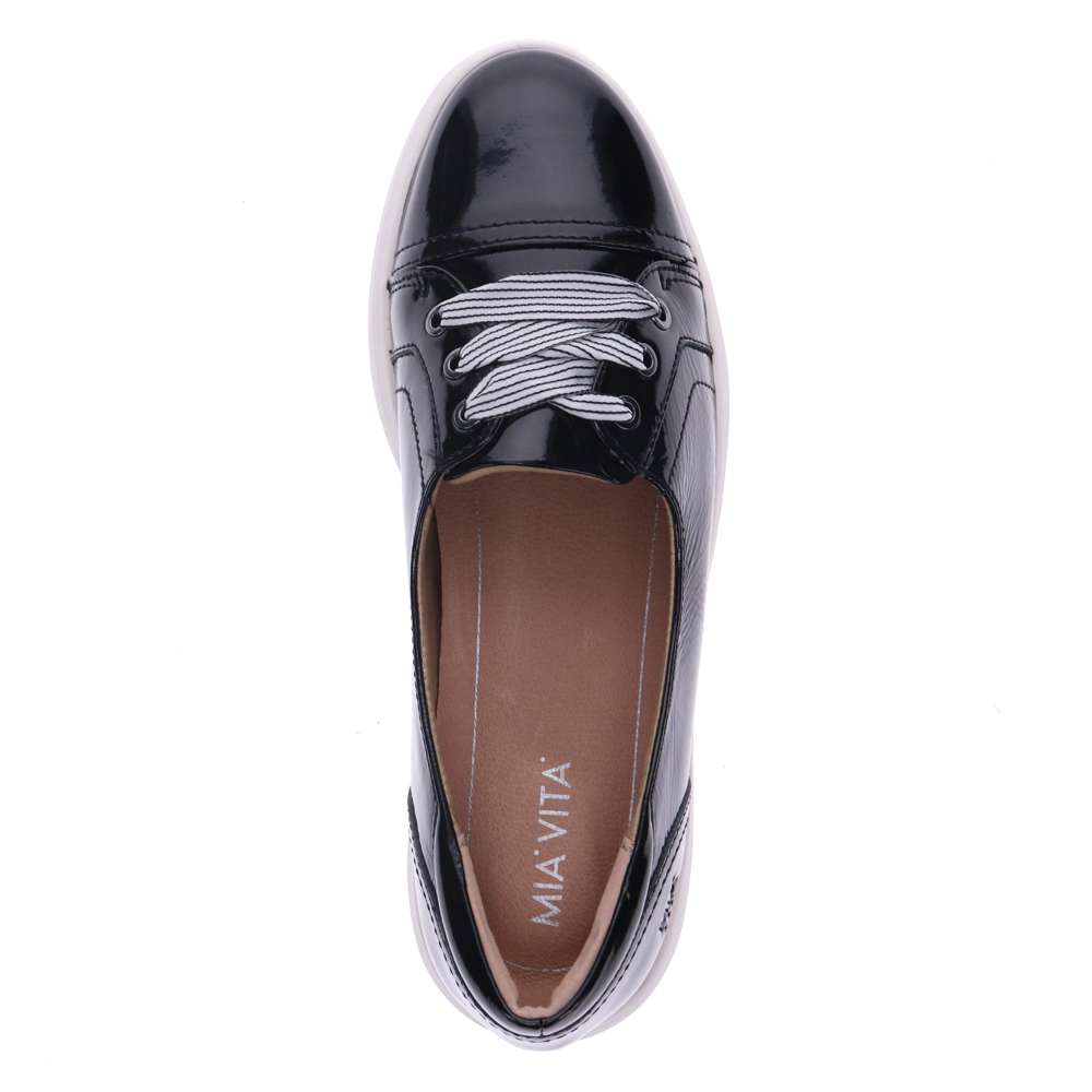 Bridgette Slip-On Casual Sneaker - Black Patent