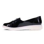 Bridgette Slip-On Casual Sneaker - Black Patent