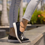 Bridgette Slip-On Casual Sneaker - Black Patent