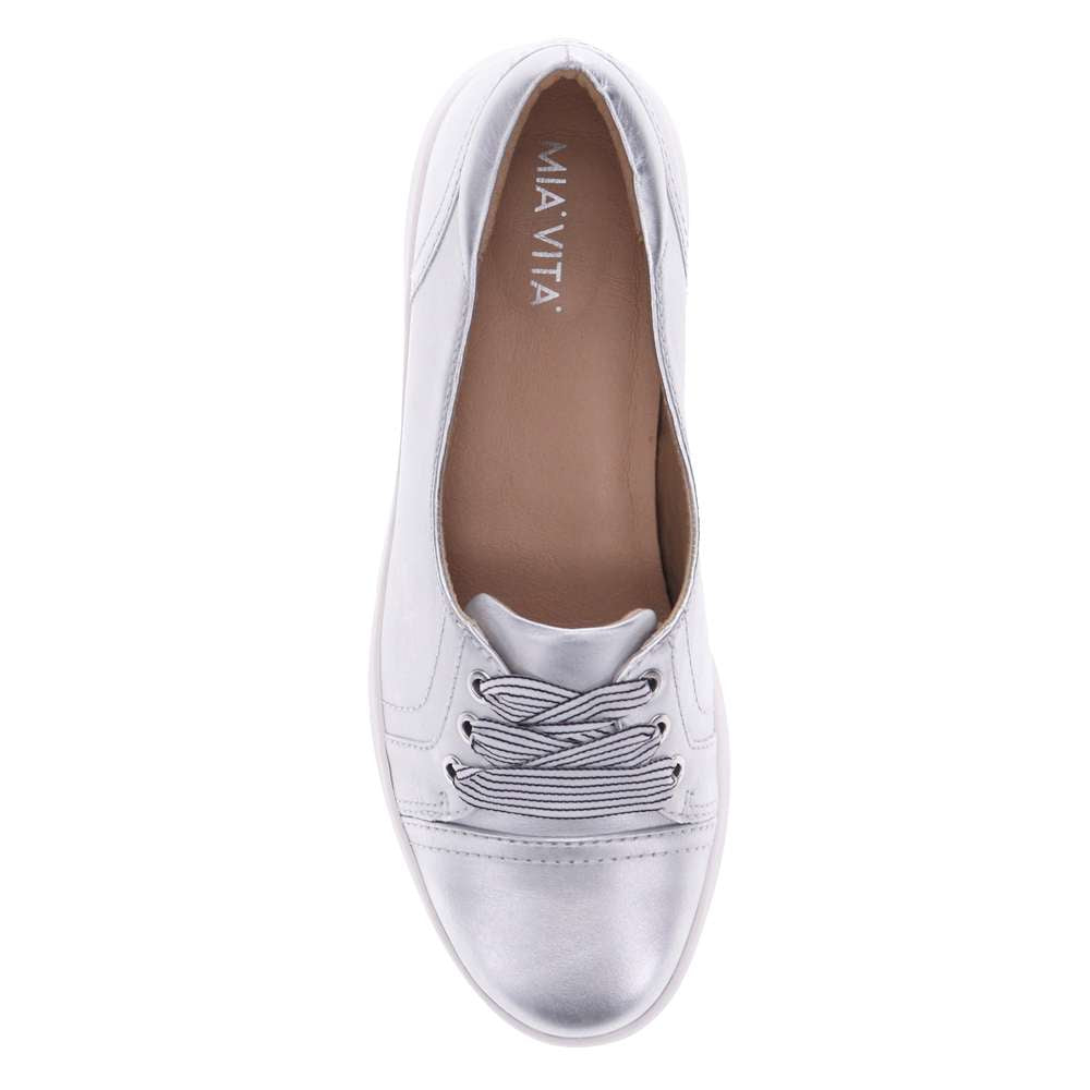 Bridgette Slip-On Casual Sneaker - Silver