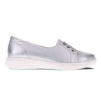 Bridgette Slip-On Casual Sneaker - Silver