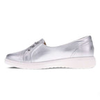 Bridgette Slip-On Casual Sneaker - Silver