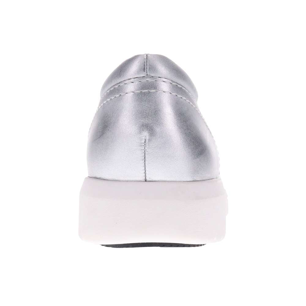 Bridgette Slip-On Casual Sneaker - Silver
