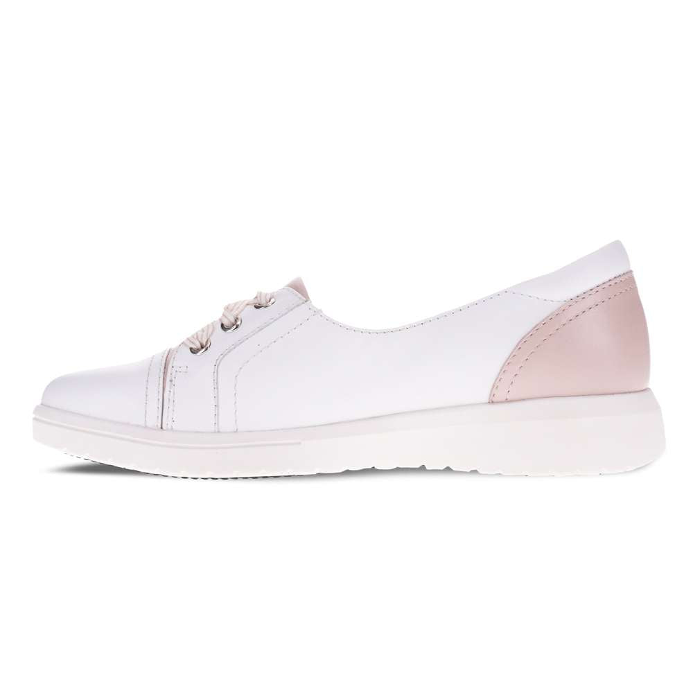 Bridgette Slip-On Casual Sneaker - White/Blush