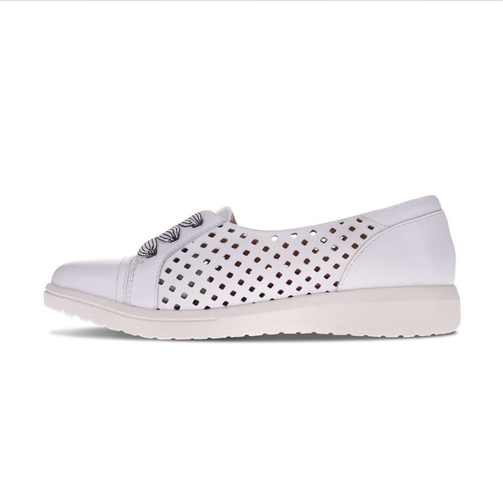 Bridgette Slip-On Casual Sneaker - White Laser