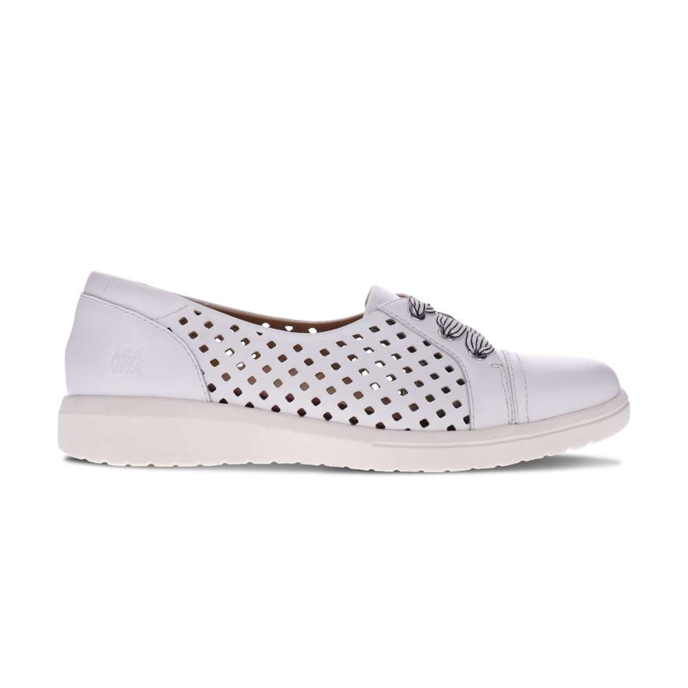 Bridgette Slip-On Casual Sneaker - White Laser