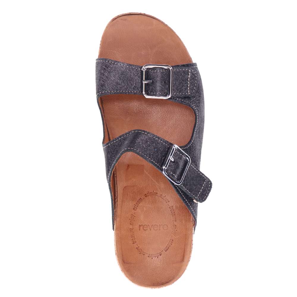 Brighton Slide - Black Linen
