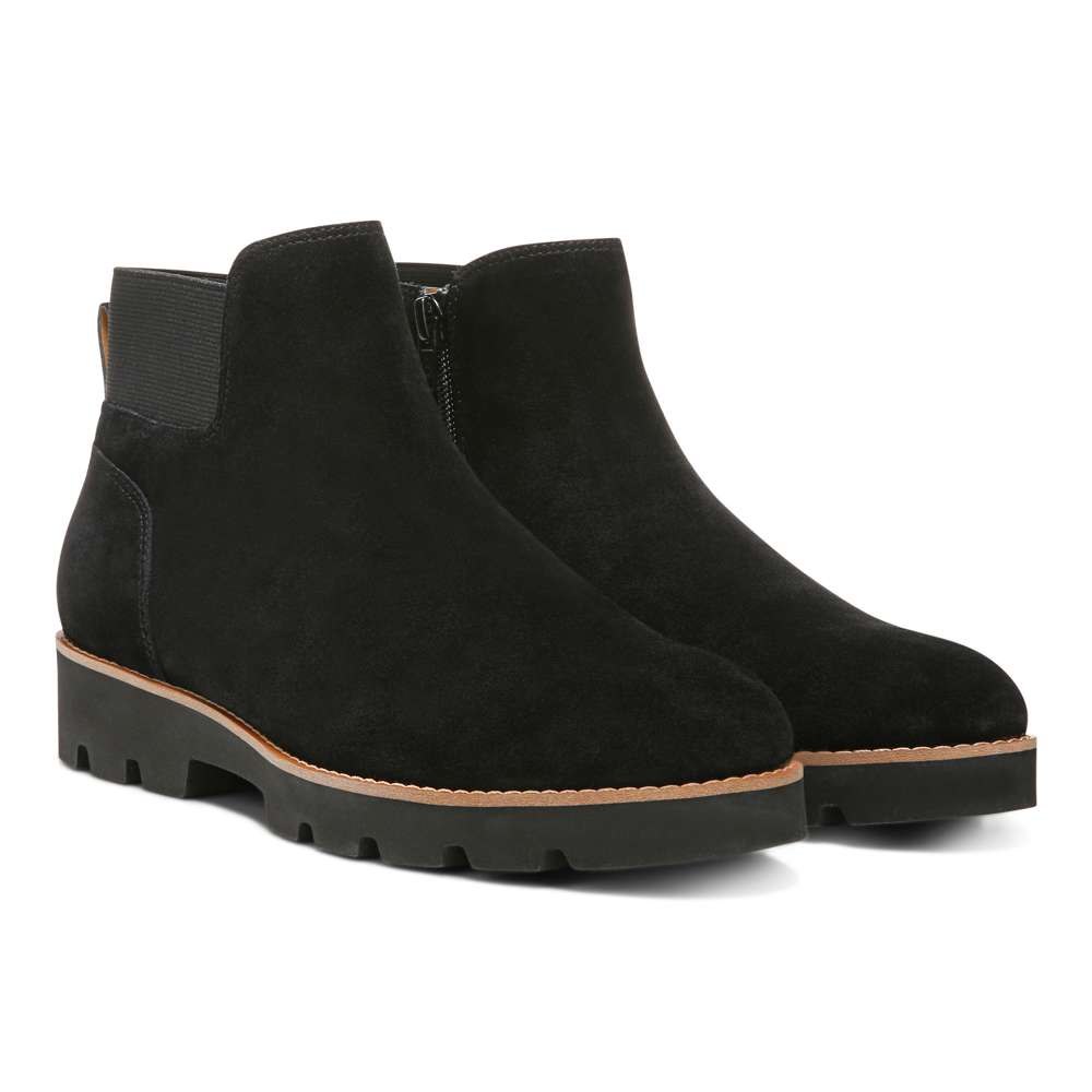Brionie Chelsea Boot - Black Suede