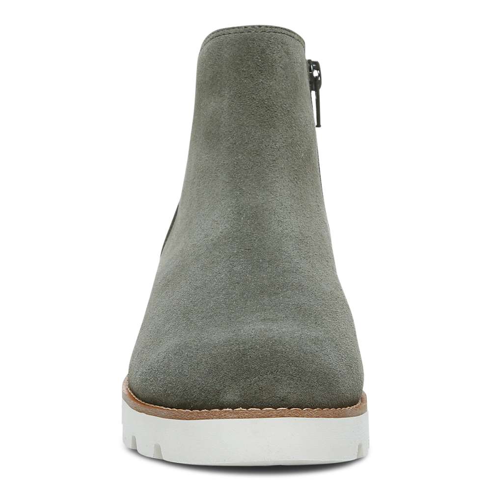 Brionie Chelsea Boot - Olive Suede