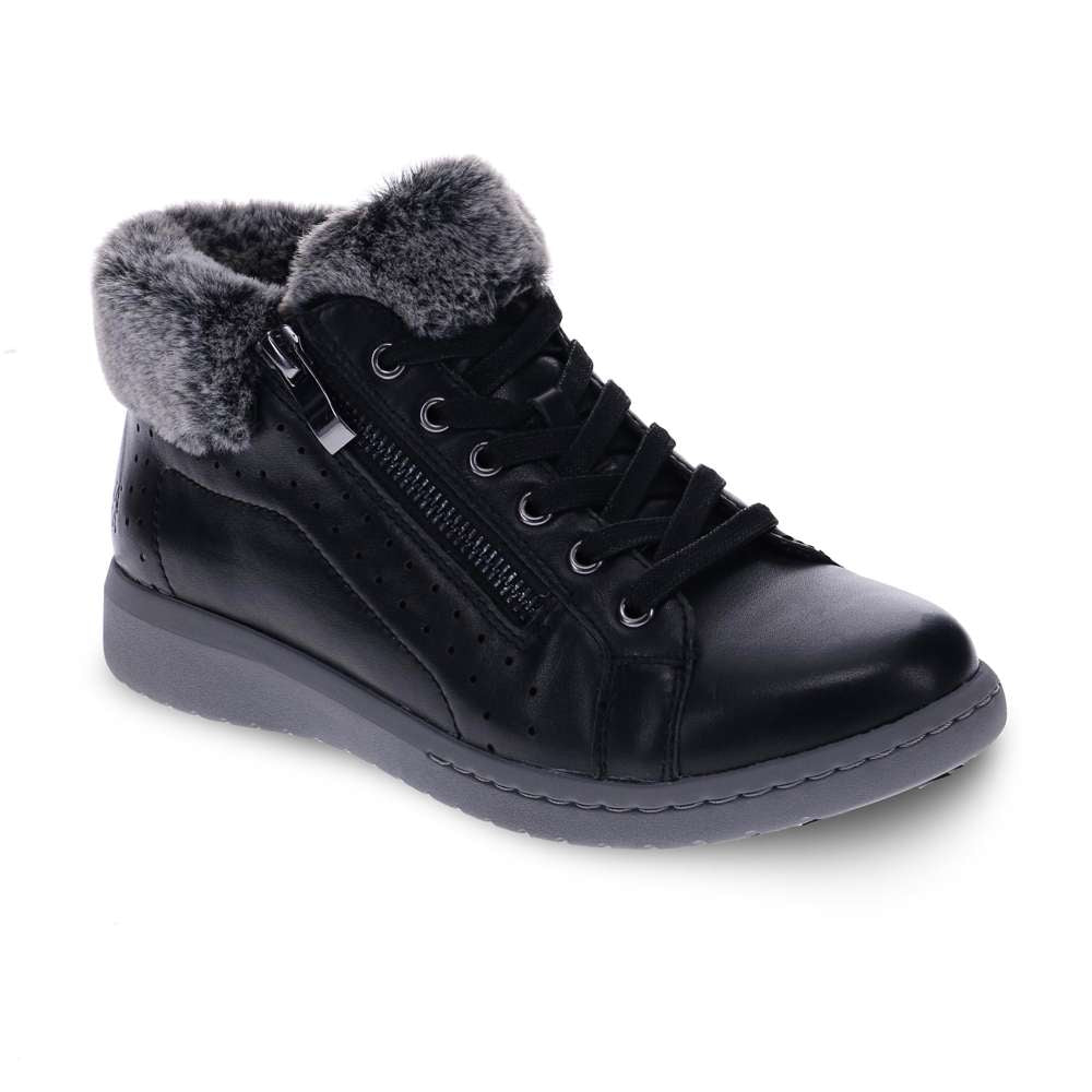Bubbles Zip Bootie - Black