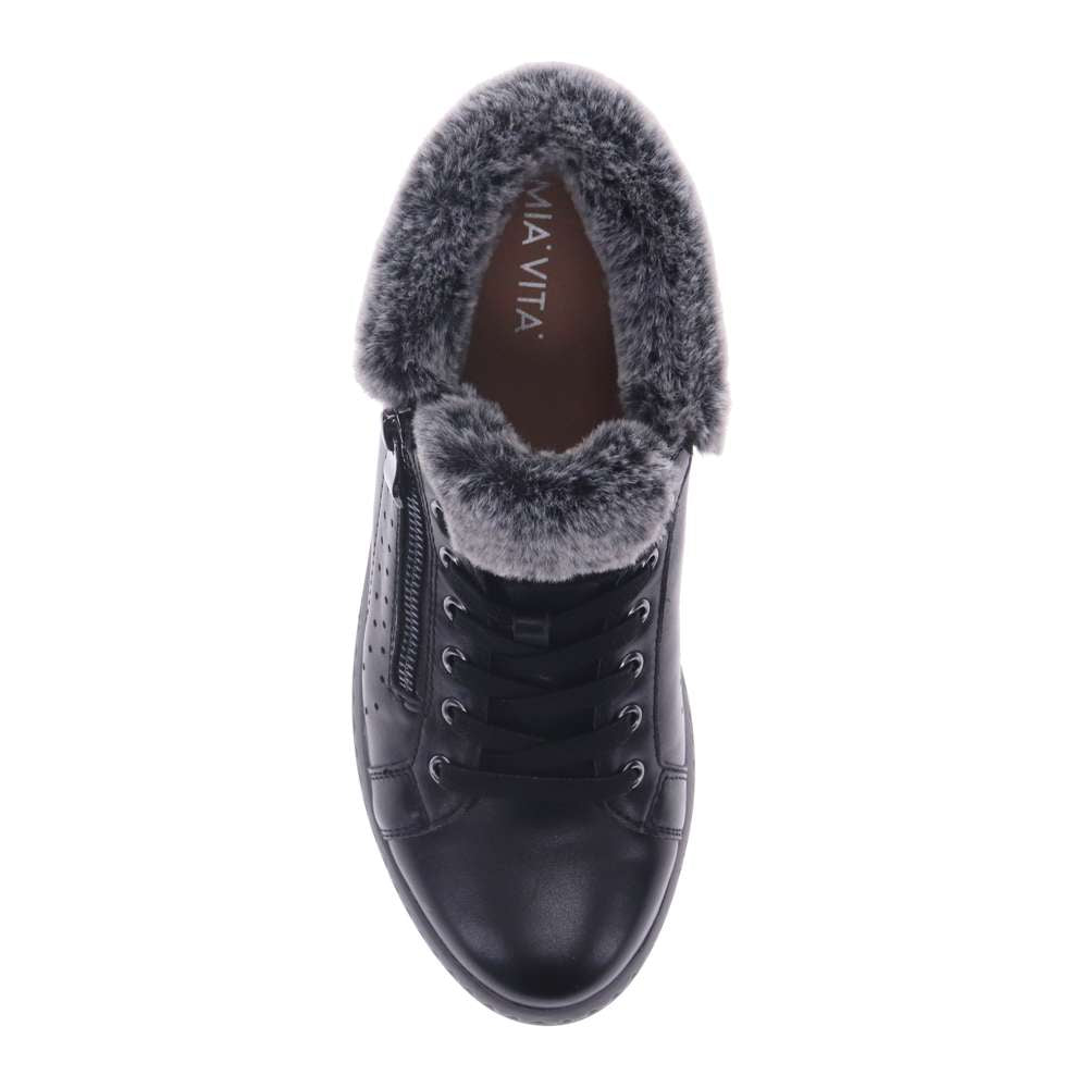 Bubbles Zip Bootie - Black