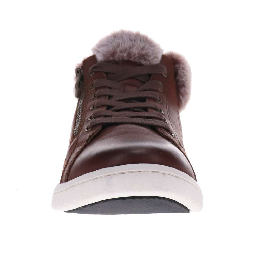 Bubbles Zip Bootie - Chocolate