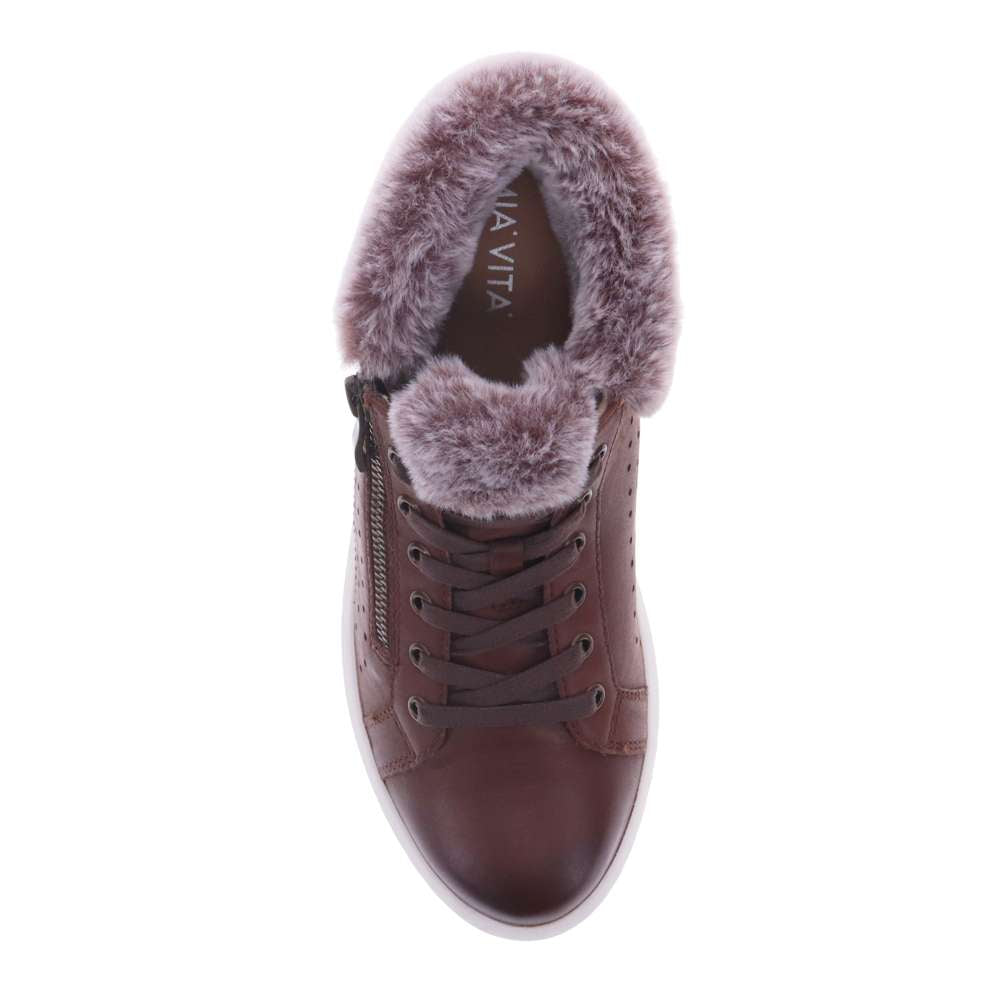 Bubbles Zip Bootie - Chocolate