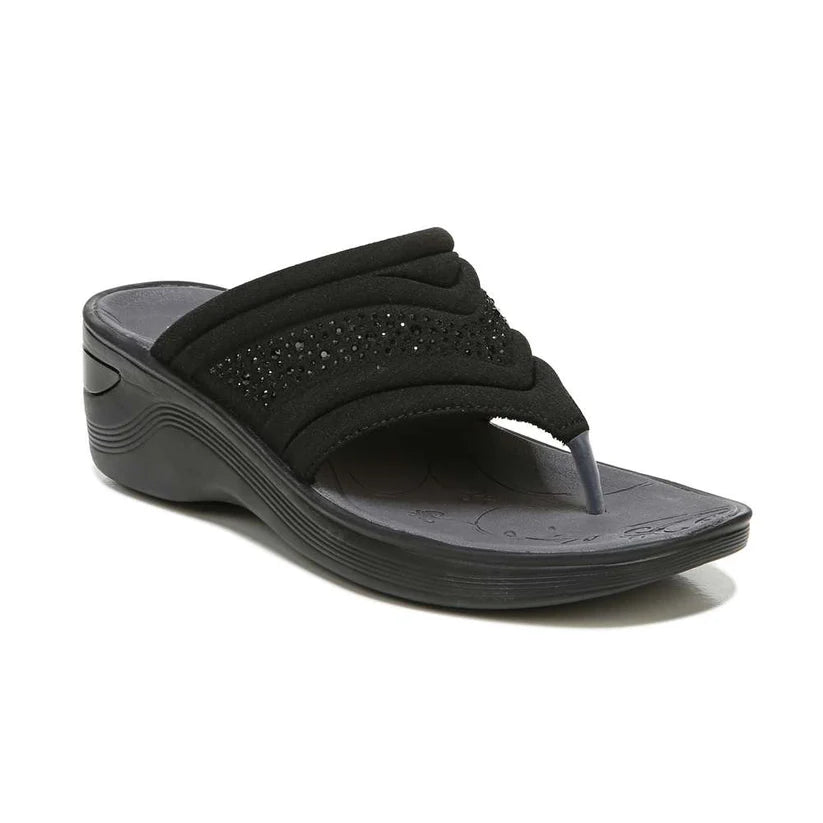 Bzees Women's Dazzle Me Black Rhinestone