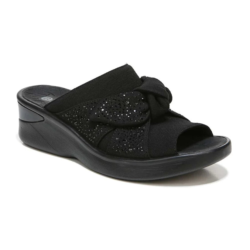 Bzees Women's Smile Bright Black Sparkle