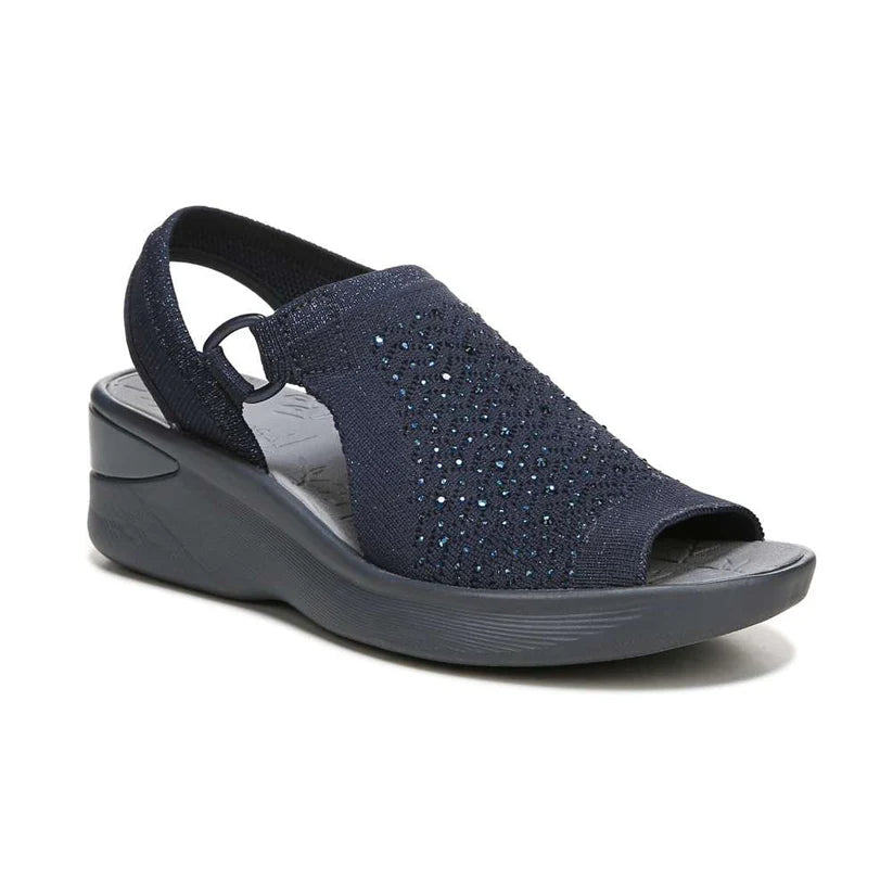 Bzees Women's Star Bright Navy Knit