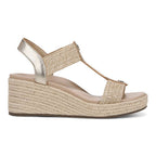 Calera Wedge - Gold Leather