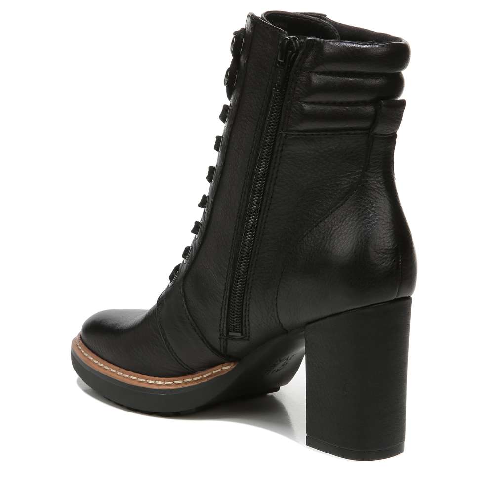 Callie Bootie - Black Leather