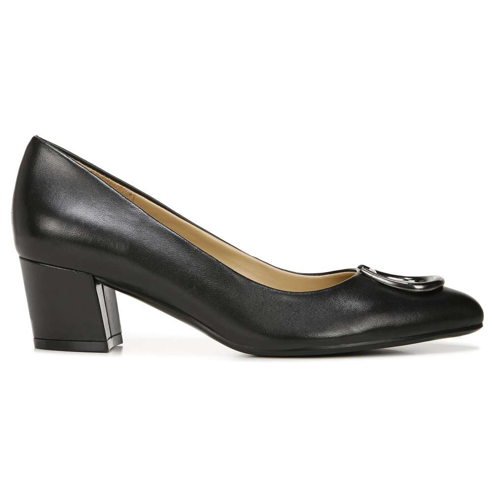 Caprice Block Heel - Black