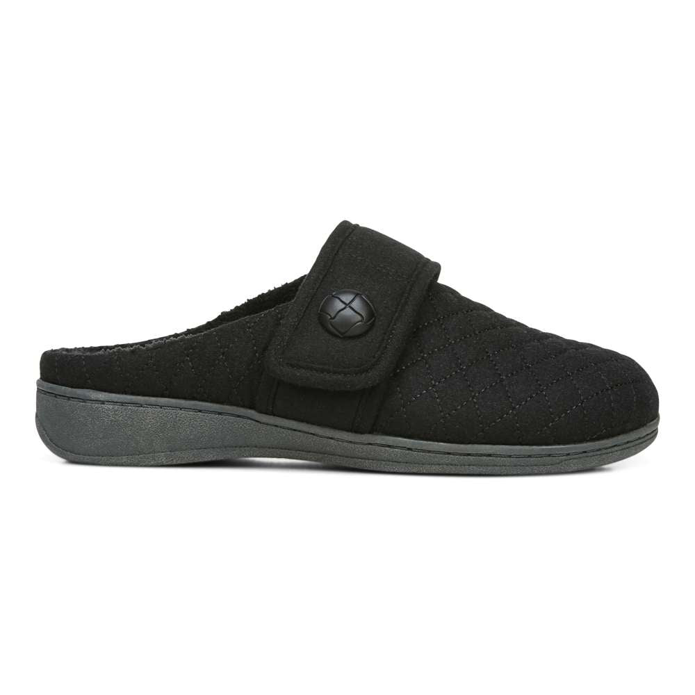 Carlin Mule Slipper - Black