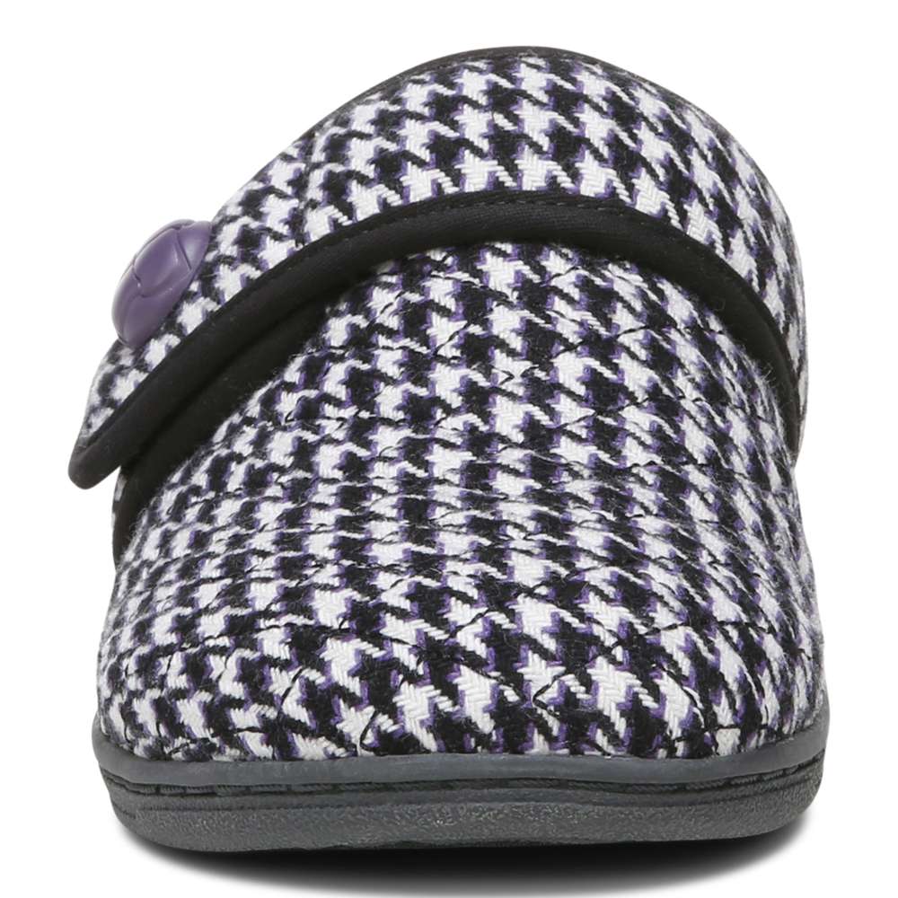 Carlin Mule Slipper - Cream Multi