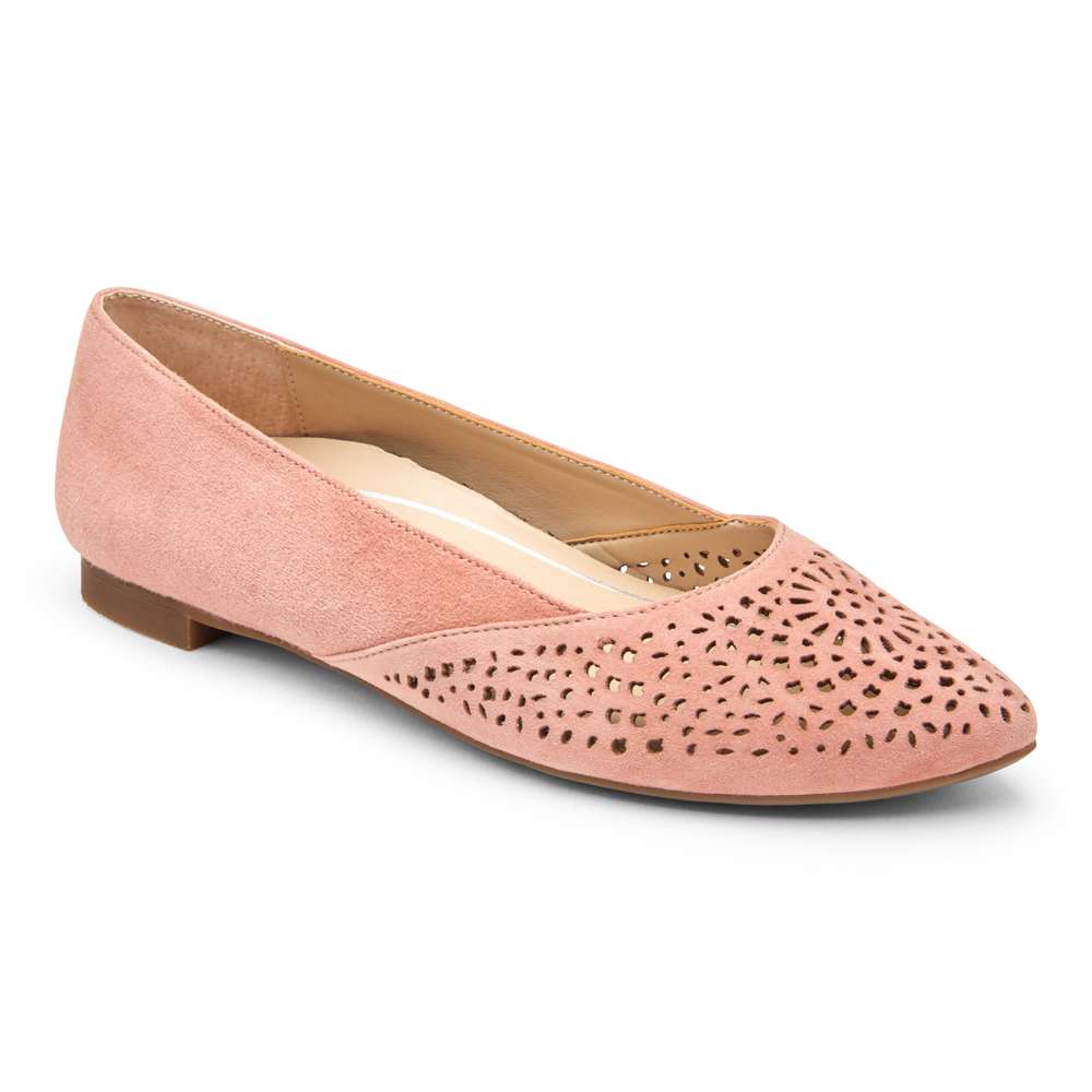 Carmela Flat - Dusty Pink