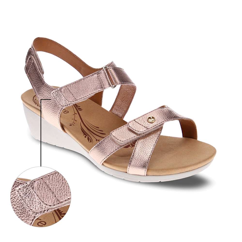 Casablanca Wedge - Rose