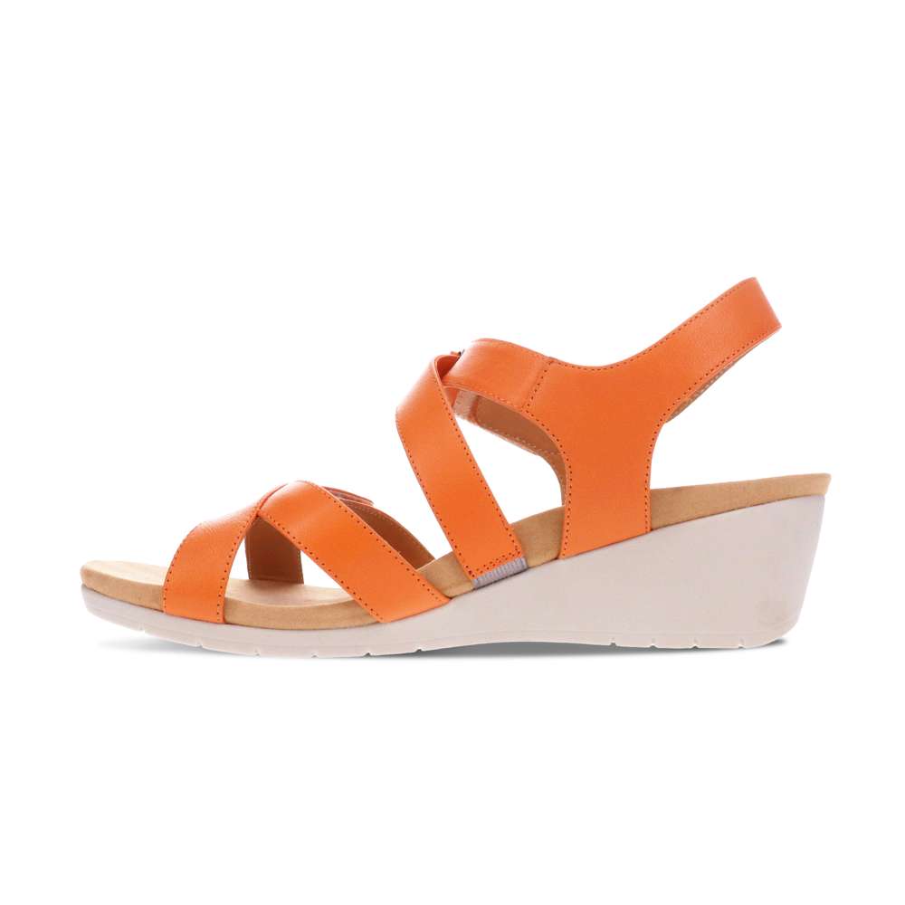 Casablanca Wedge - Rustic Orange