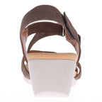 Casablanca Wedge - Rusty Metallic
