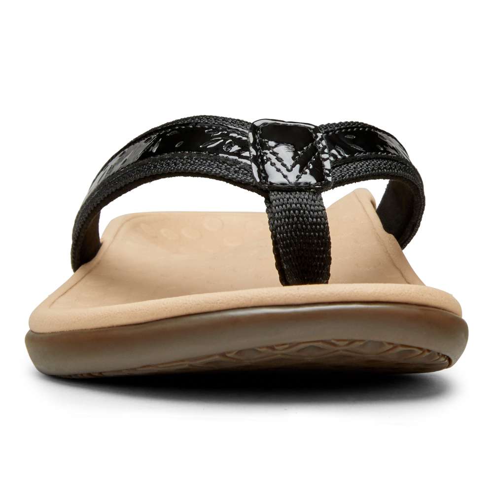 Casandra Toe Post Sandal - Black