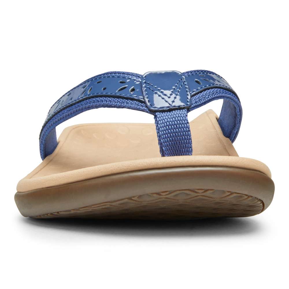 Casandra Toe Post Sandal - Indigo