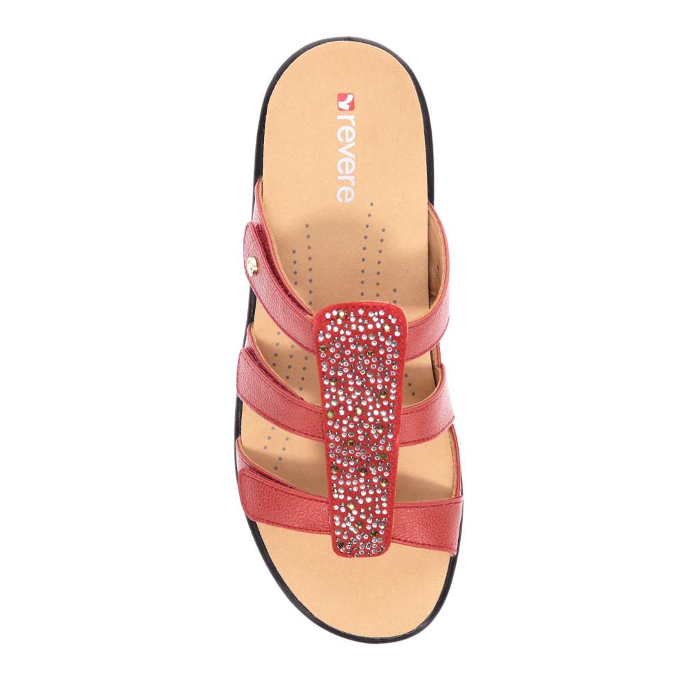 Catalina Slide - Ruby Metallic