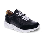 Chloe Lace-Up Casual Sneaker - Black