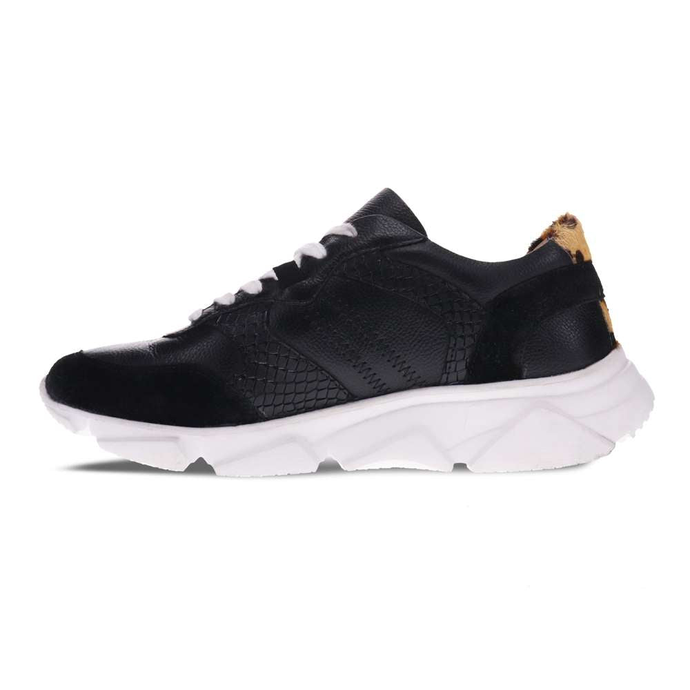 Chloe Lace-Up Casual Sneaker - Black