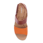 Como Adjustable Slingback Sandal - Rustic Orange