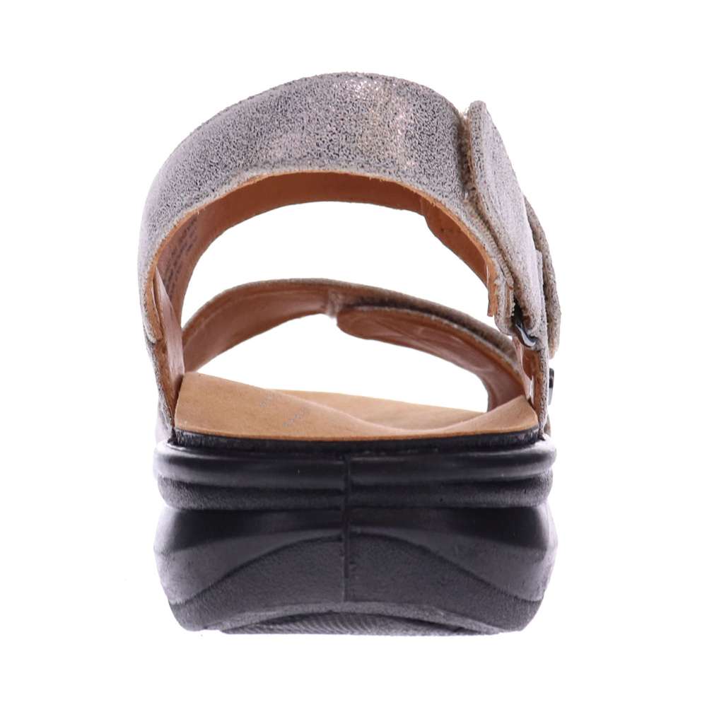 Como Adjustable Slingback Sandal - Gold Wash