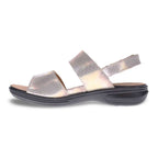 Como Adjustable Slingback Sandal - Metallic Interest