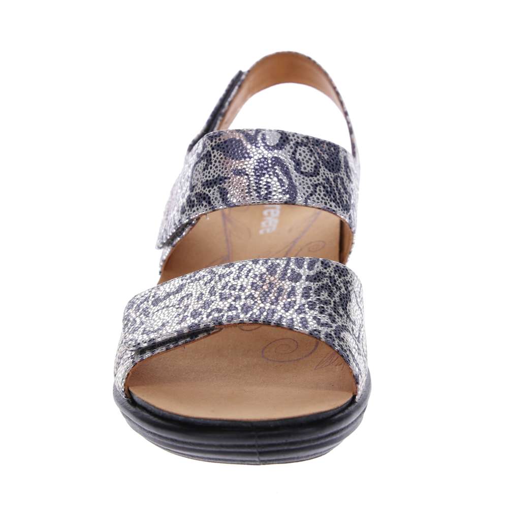 Como Adjustable Slingback Sandal - Silver Safari