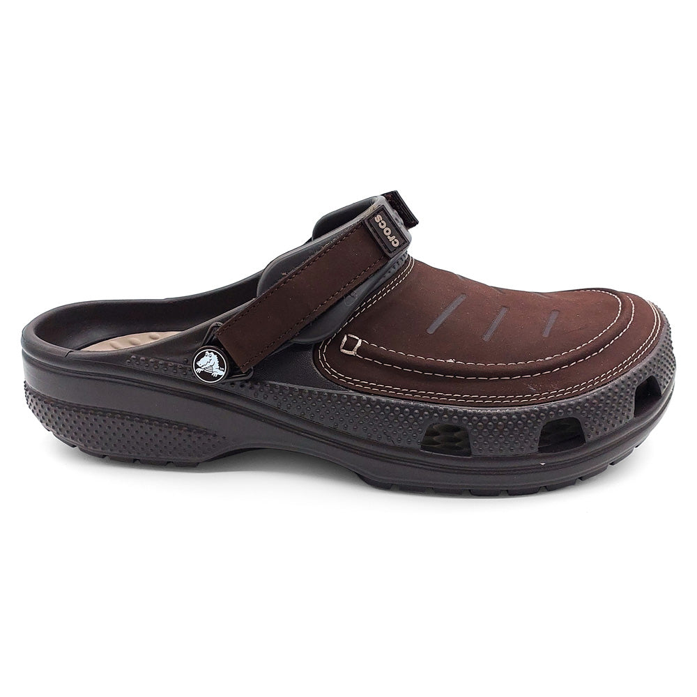 Crocs Men's 207689-23D Yukon Vista II LiteRide Clog Espresso Mushroom