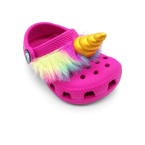 Crocs Toddler 209076-6UB Classic I Am Unicorn Clog Juice