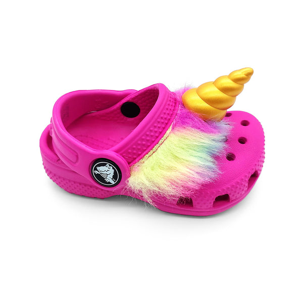 Crocs Toddler 209076-6UB Classic I Am Unicorn Clog Juice