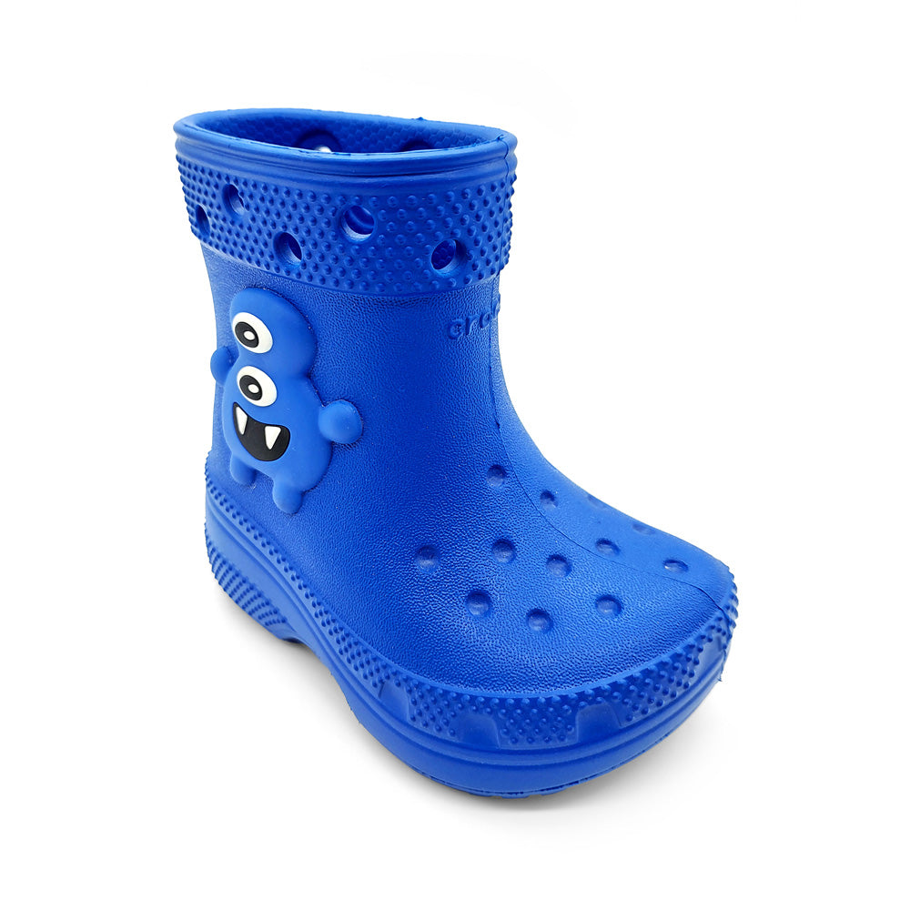 Crocs Toddler 209144-4KZ Classic I Am Monster Boot Blue Bolt