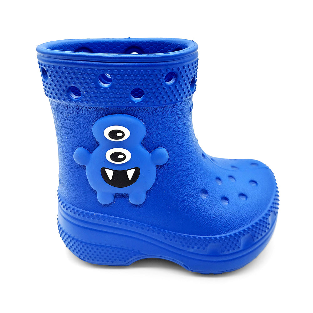 Crocs Toddler 209144-4KZ Classic I Am Monster Boot Blue Bolt