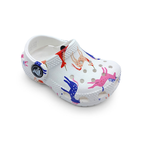 Crocs Toddler 209697-9CD Classic Character Print Clog Unicorn