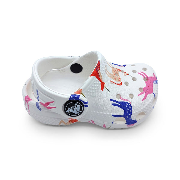 Crocs Toddler 209697-9CD Classic Character Print Clog Unicorn