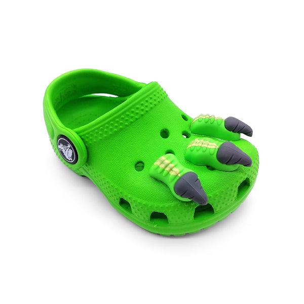 Crocs Toddler 209700-3WA I Am Dinosaur Clog Green Slim