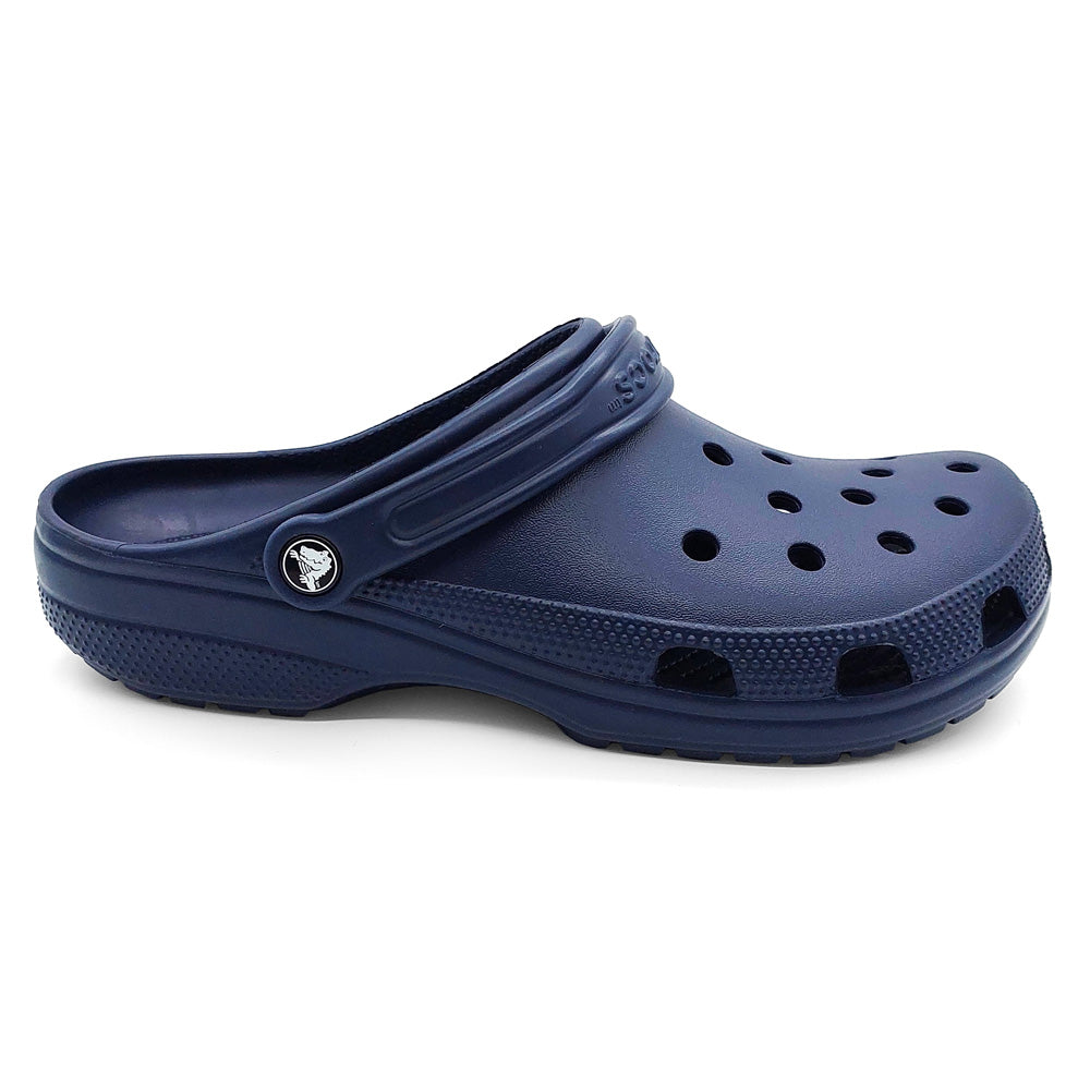 Crocs Unisex 10001-410 Classic Clog Navy  Natural Fit Footwear