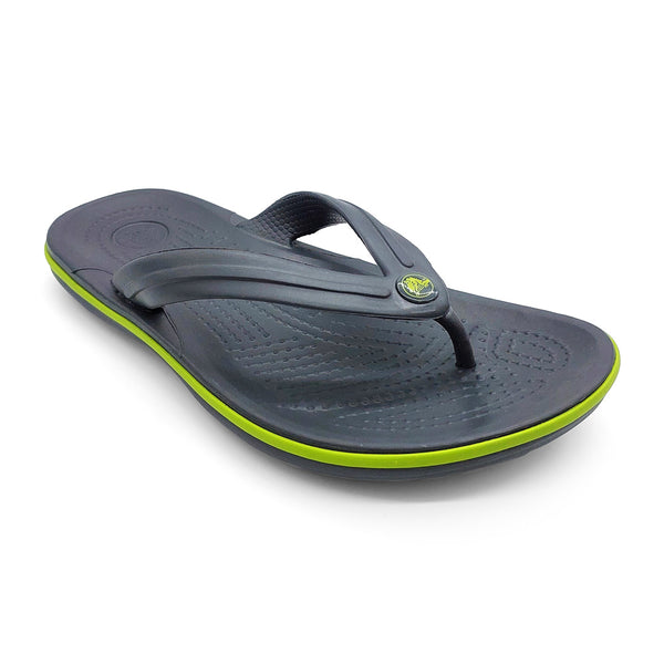 Crocs Unisex 11033-0A1 Crocband Flip Graphite Volt Green