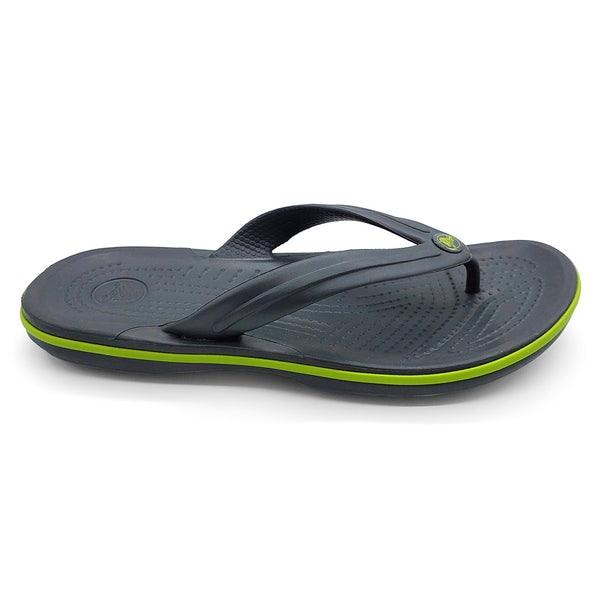 Crocs Unisex 11033-0A1 Crocband Flip Graphite Volt Green