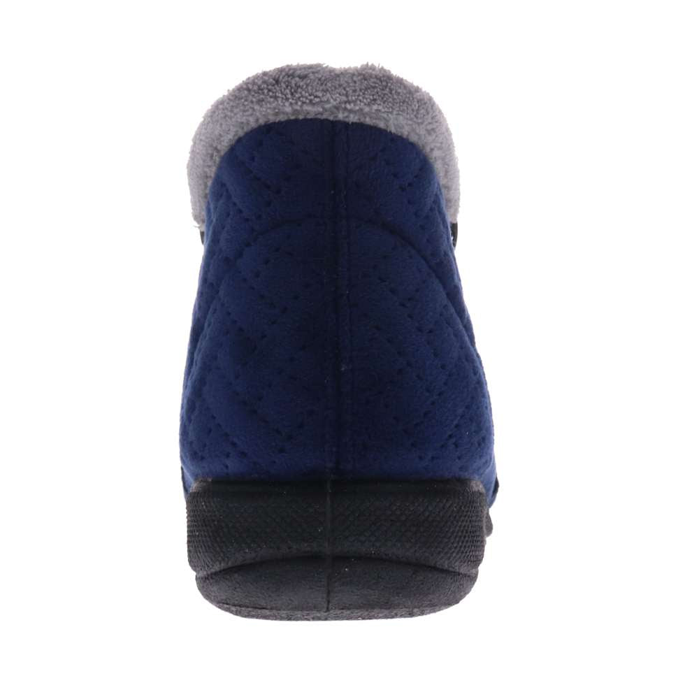 Dahlia Quilt Slipper - Royal Blue